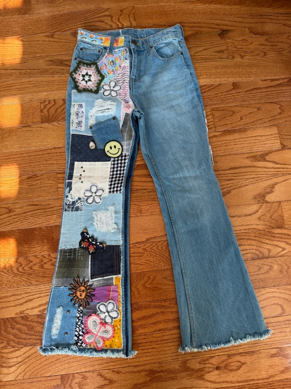 BDG High-Waisted Flare Jean - Indigo Craft - Picture 5 of 14